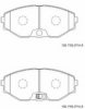 ASIMCO KD1738 Brake Pad Set, disc brake